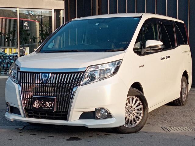 トヨタ エスクァイア ハイブリッドGi ワンオーナー アルパイン9