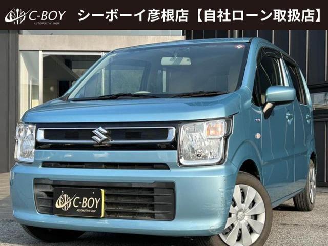 ワゴンＲ(スズキ) ハイブリッドＦＸ　イクリプスメモリーナビ　フルセグ地デジＴＶ　ブルートゥース　ＥＴＣ車載器　アイドリングＳＴＯＰ　フルオートエアコン 中古車画像