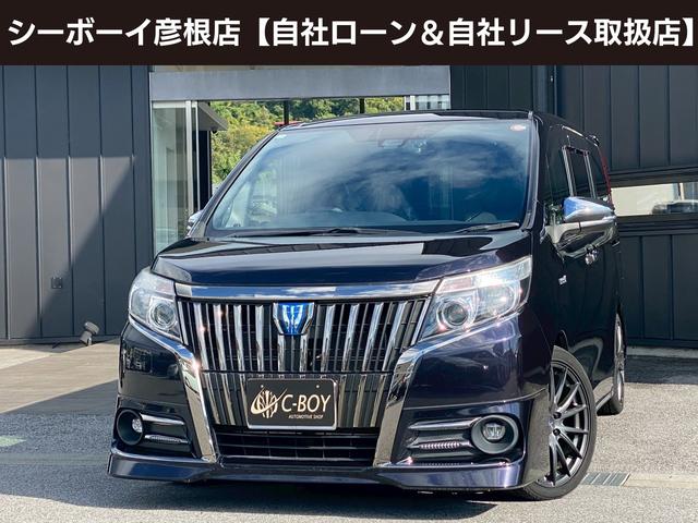 エスクァイア(トヨタ) ハイブリッドＧｉ　ブラックテーラード　純正１０インチＳＤナビ　フルセグ地デジＴＶ　ブルートゥース　ビルトインＥＴＣ　両側パワースライドドア　スライドドアサンシェード　前席シートヒーター　スマートキー＆プッシュスタート　ドライブレコーダー 中古車画像