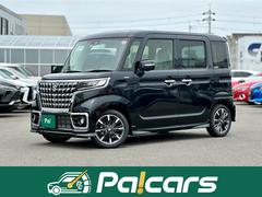 スズキ　スペーシアカスタム　ハイブリッドＸＳ　届出済未使用車　４ＷＤ　全方位モニター用カメラパッケージ