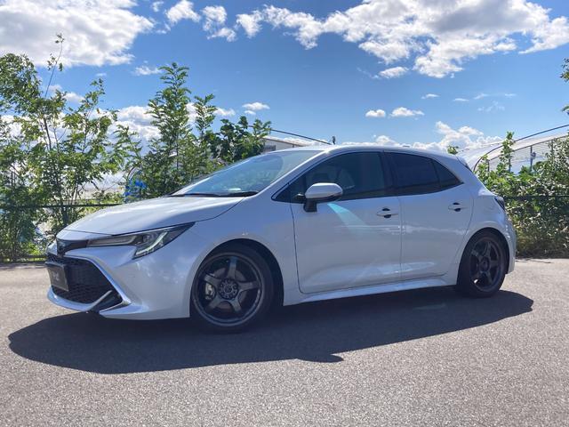 カローラスポーツ(トヨタ) Ｇ　Ｚ　６ＭＴ・ローダウン・AftermarketＡＷ・前後ドラレコ・ＥＴＣ２．０・９インチディスプレイオーディオ・バックカメラ・スロットルコントロール・セーフティセンス・シートヒーター・スペアキー・禁煙車・保証継承 中古車画像