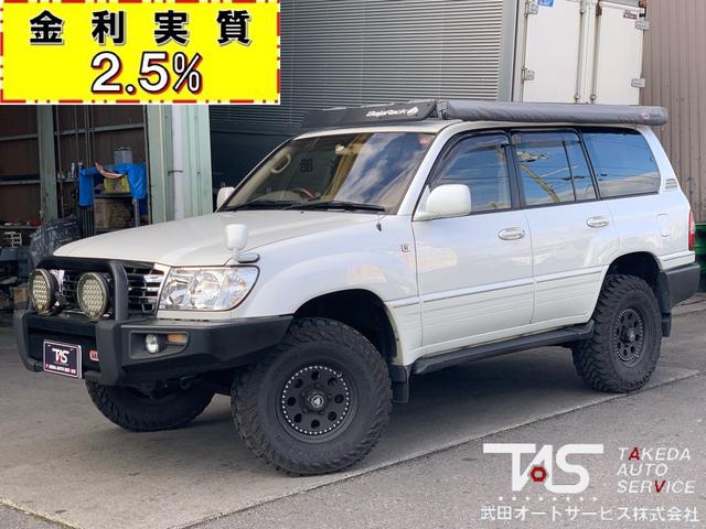 トヨタ ランドクルーザー１００ ｖｘリミテッド １００系 ８人乗り ルーフラック デジタルインナーミラーの中古車 グーネット中古車