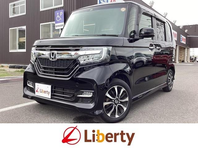 Ｎ－ＢＯＸカスタム Ｇ・Ｌホンダセンシング　ＥＴＣ　バックカメラ　両側電動スライドドア　ナビ　ＴＶ　クリアランスソナー　オートクルーズコントロール　レーンアシスト　衝突被害軽減システム　オートライト　ＬＥＤヘッドランプ（1枚目）