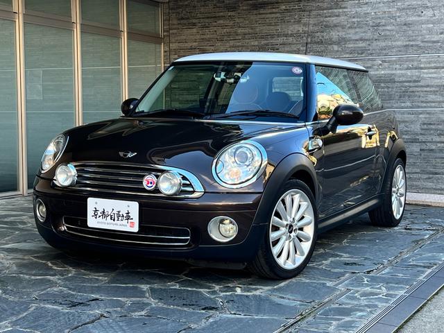 ＭＩＮＩ ５０　メイフェア　５０周年記念メイフェアモデル　ヘッドライトフォグハイビームクリアー加工済み　メイフェア専用レザーシート　ＥＴＣ　ＴＶ　ナビ　ＡＢＳ