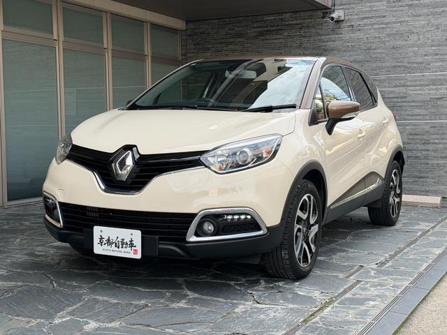 キャプチャー(ルノー) カンヌ　パナソニックナビゲーションシステム　フルセグＴＶ　バックカメラ　キーレス２スマートキー　レザーシート　純正アルミホイル　ルーフブラウン　ＥＴＣ　ディライト　ディスチャージヘッドライト 中古車画像