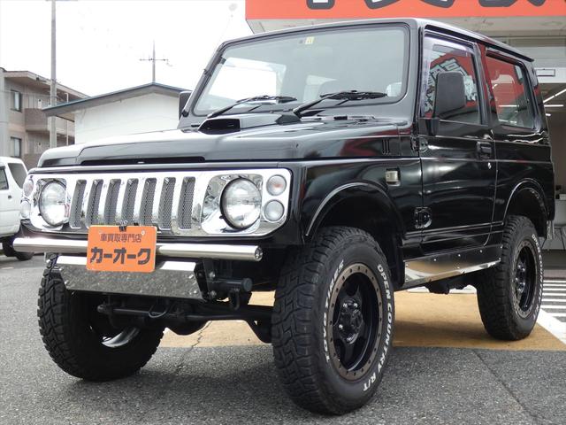 カスタムジムニー入庫！！　遊び心の詰まった１台です！ ５速ＭＴ　４ＷＤ　ＪＡ２２型ジムニー　楽しく乗れる車！