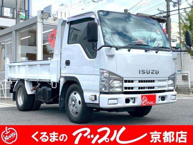 エルフトラック 3.0t ダンプ 低床 3.0t ダンプ 低床 キーレス パワーステアリング パワーウィンドウ エアバック エアコン 走行距離99200km 乗車定員3名 燃料ディーゼルターボ(1枚目)