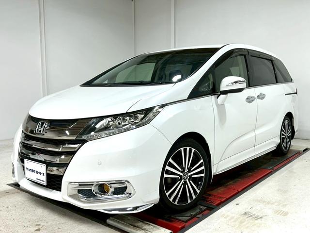 アブソルート・ＥＸアドバンス　禁煙車／ホンダセンシング／社外８型ナビＴＶ／バックカメラ／ＥＴＣ／ドラレコ／Ｂｌｕｅｔｏｏｔｈ／両側パワースライド／ハーフレザー／パワーシート／大型アームレスト／純正１８インチアルミ／車検整備付き