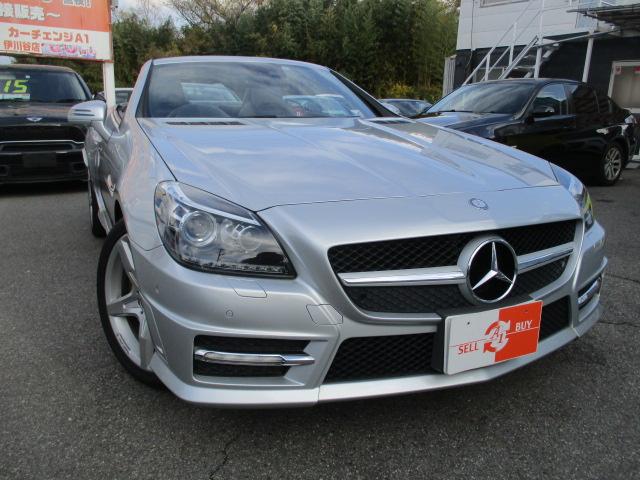 ＳＬＫ(メルセデス・ベンツ) ＳＬＫ３５０　ＡＭＧスポーツエディション　マジックスカイルーフ　黒革　純正ナビ　フルセグＴＶ　ＥＴＣ 中古車画像