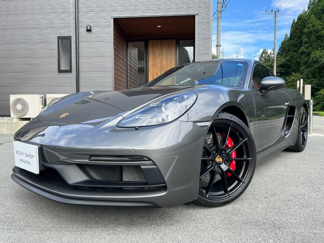 ７１８ケイマン(ポルシェ) ７１８ケイマンＧＴＳ　４．０　アゲートグレー　ＮＡ　６ＭＴ　ＰＤＬＳ　ｐｌｕｓ 中古車画像