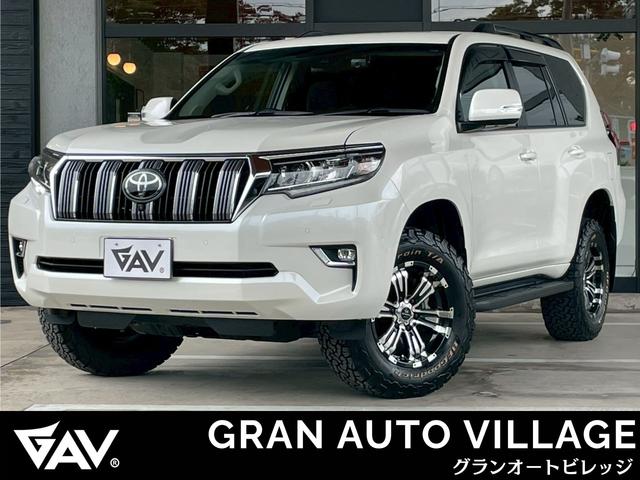 ランドクルーザープラド(トヨタ) ＴＸ　ＢＦグッドリッチ　ＬＯＸＡＲＮＹ１７インチホイール　パノラミックビュー　ブラックルーフレール　純正９型ナビ　ＴＶ視聴可　Ａｐｐｌｅカープレイ　サイドバイザー　プライバシーフィルム　ドラレコ　ＥＴＣ 中古車画像