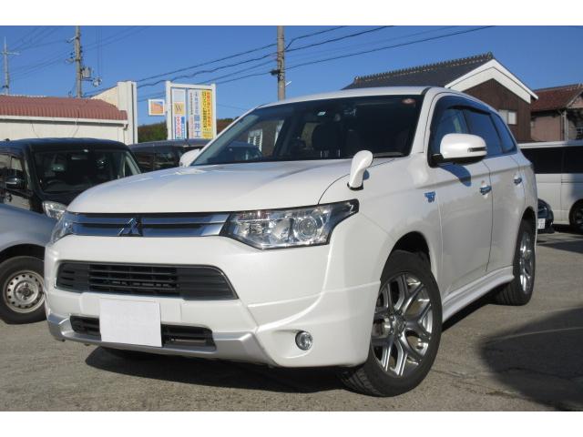 アウトランダーPHEV(三菱)Gセーフティパッケージ 急速充電 ナビ ...