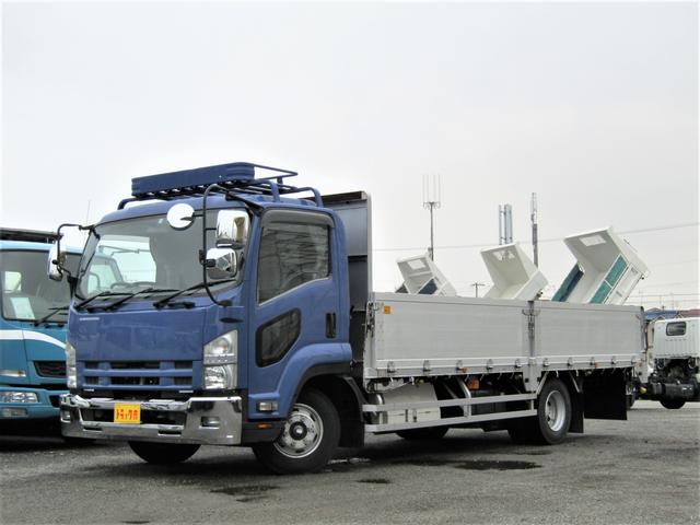 アルミブロック アルミブロック 積載量3.45t ワイド リアエアサス 荷台床板張り 5方開 HID 坂道発進補助装置(1枚目)