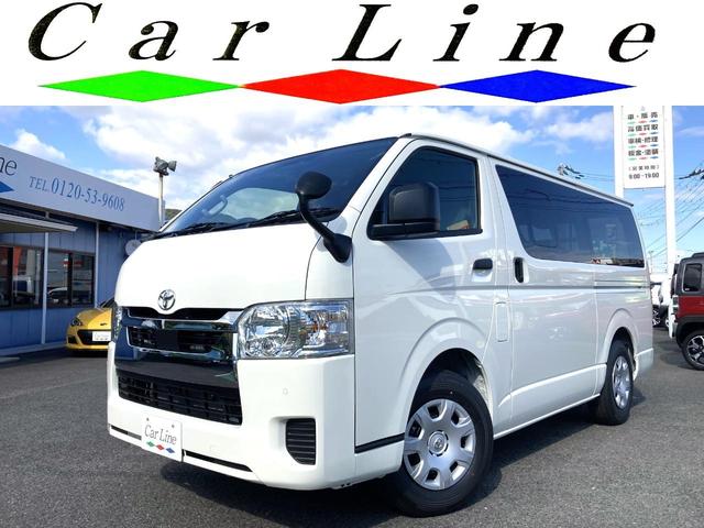 ハイエースバン（トヨタ）ＤＸ　ＧＬパッケージ　登録済み未使用　５ドア　トヨタセーフティセンス　デジタルインナーミラー　インナーミラーバックモニター付き　ＬＥＤヘッドランプ　クリアランスソナー　両側スライドドア　小窓サイドガラス 中古車画像