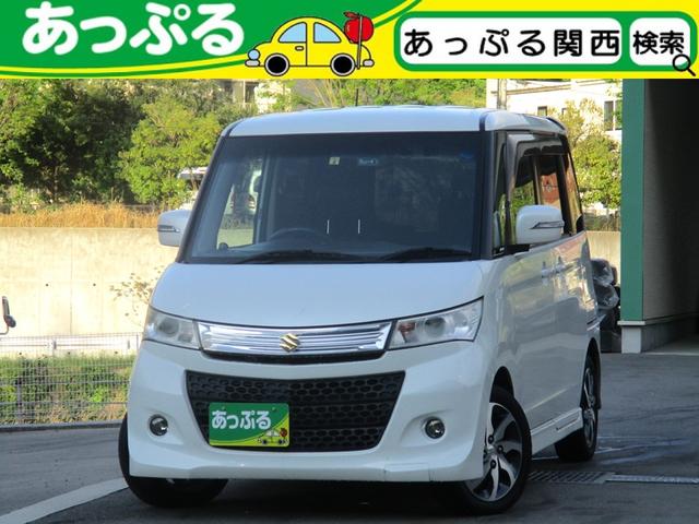 スズキ パレットＳＷ ＴＳ　禁煙車　直接ユーザー様　仕入車　ＨＤＤナビ　ＲＥＣ　フルセグ　ＥＴＣ　両側パワスラドア　ブラックレザー調シートカバー　ＨＩＤオートライト　フォグ　前後ドラレコ