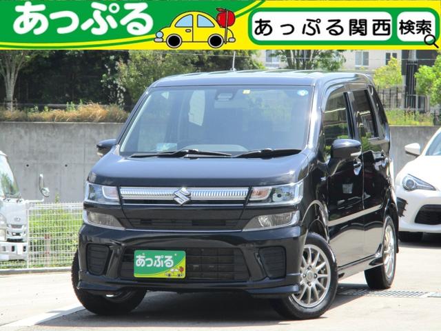 スズキ ワゴンＲ ハイブリッドＦＺ　４ＷＤ　禁煙車　純正メーカーナビ