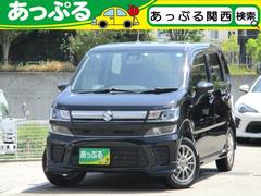 スズキ　ワゴンＲ　ハイブリッドＦＺ　４ＷＤ　禁煙車　純正メーカーナビ