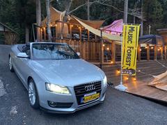 アウディ　Ａ５カブリオレ　ベースグレード　２オーナー　ディーラー３０万円整備　紺色幌