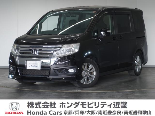 ステップワゴンスパーダ(ホンダ) インターナビパワーエディション　１年保証ナビＤレコＲカメＥＴＣ両電扉ＢＴワンセグ　パワーウィンドウ　両側電動スライドドア　オートエアコン　キーレス　ドライブレコーダー　禁煙車　ワンセグＴＶ　ＡＢＳ　盗難防止システム　ＤＶＤ　Ｒカメラ 中古車画像