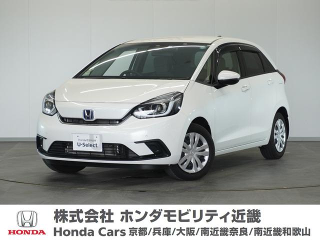 ホンダ フィット ｅ：ＨＥＶホーム　２年保証　純正Ｇａｔｈｅｒｓナビ（ＶＸＵ−２０５ＦＴＩ）　フルセグ