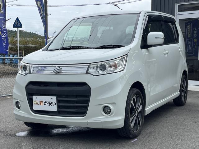 ワゴンＲスティングレー Ｔ　ＨＩＤ　ＣＶＴ　盗難防止システム　ＡＢＳ　アルミホイール　衝突安全ボディ　エアコン　パワーステアリング　パワーウィンドウ（1枚目）