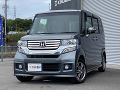 N-BOXカスタム G・Lパッケージ ETC バックカメラ 両側スライド・片側電動 ナビ TV オートライト HID スマートキー アイドリングストップ 電動格納ミラー ベンチシート CVT 盗難防止システム ABS ESC CD USB 中古車画像