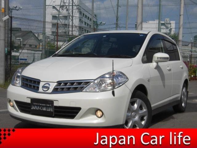 日産 ティーダ １５Ｍ　バックカメラ／日産純正ＨＤＤナビ／フルセグＴＶ／ＥＴＣ／禁煙車／オートヘッドライト／純正キーレス／スマートキー／盗難防止システム／衝突安全ボディ／