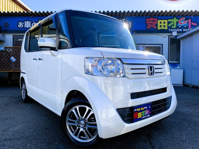 ホンダ Ｎ－ＢＯＸ Ｇ　ターボＳＳパッケージ　ナビＴＶ　両側パワースライド　禁煙車