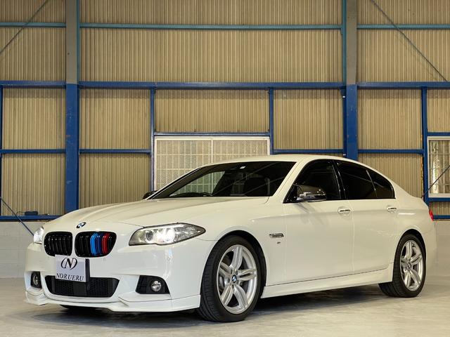 ＢＭＷ ５シリーズ ５２３ｄ　Ｍスポーツ　ザ・ピーク　１８０台限定車　社外エアロパーツ　黒革シート　パワーシート　シートヒーター　ブラインドスポット　純正ナビ　フルセグ　専用ブラックグリル