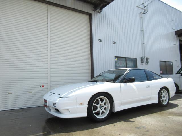 １８０ＳＸ(日産) タイプＲ　ターボ　ＳＲ２０ＤＥＴ　リトラ完動　５速ＭＴ　ＬＳＤ　圭オフィス車高調 中古車画像