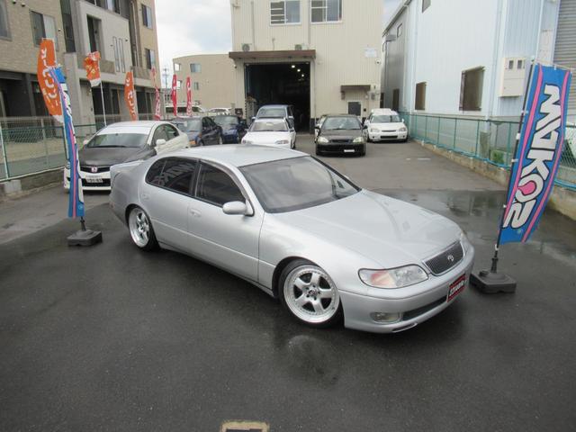 アリスト(トヨタ) ３．０Ｑ　実走行４４０００ｋｍ　事故修復歴無　２ＪＺ　Ｇ７パナスポーツ１８インチＡＷ　新品タイヤ４本　純正オプション３分割ウイング 中古車画像