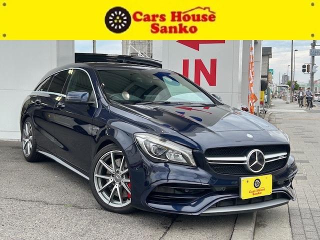 ＣＬＡクラス シューティングブレーク(AMG) ＣＬＡ４５　４マチック　シューティングブレーク　・後期型・黒革シート・レーダーセーフティパッケージ・ 中古車画像
