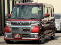 タント カスタムX トップエディションVS SAIII /両側パワースライドドア/全周囲モニター/純正ナビ/Bluetooth/フルセグ/衝突軽減/ハーフレザーシート/シートヒーター/スマートキー/LEDヘッドライト/オートライト 中古車画像
