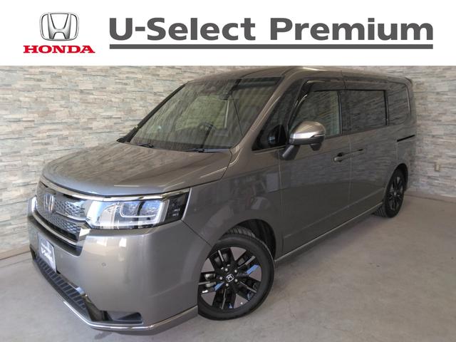 ステップワゴン(ホンダ) ｅ：ＨＥＶスパーダ　２年保証　弊社下取車　８人乗り　８インチコネクトナビ　ドラレコ前後　ルーフコンソール　両側パワースライドドア　ＥＴＣ 中古車画像