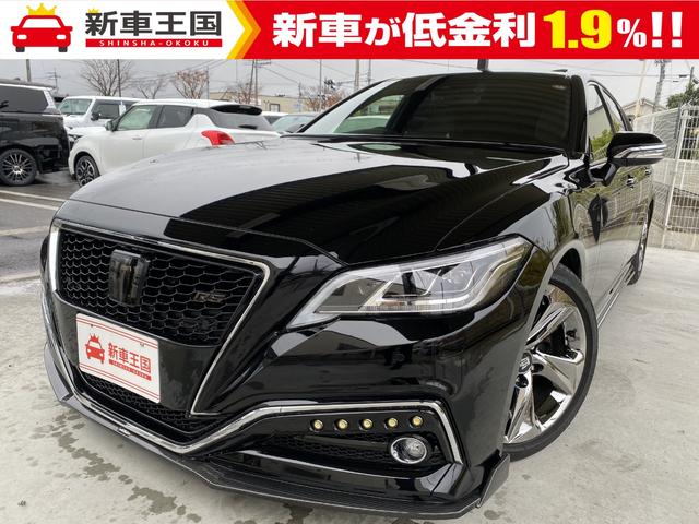 トヨタ クラウンハイブリッド ｒｓアドバンス ｂｌｉｔｚ車高調 ｓｅｎｓｅマフラー ｄｕｅｘフロントエアロ ｔｓｓ サンルーフ ３ 469 7万円 令和元年 19年 和歌山県 中古車 価格 Com