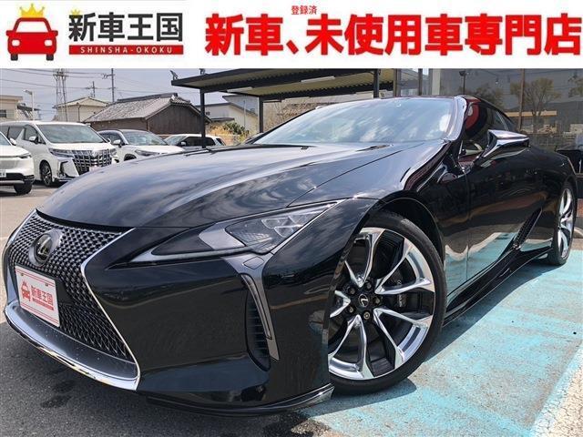 レクサス ＬＣ５００　Ｓパッケージ　カラーヘッドアップディスプレイ／ＴＲＤエアロ／２１ｉｎｃｈアルミ／カーボンルーフ／本革アルカンターラシート（フレアレッド）／ＬＳＳ／ＢＳＭ／ＬＤＨ／アクティブリヤウィング／トルセンＬＳＤ