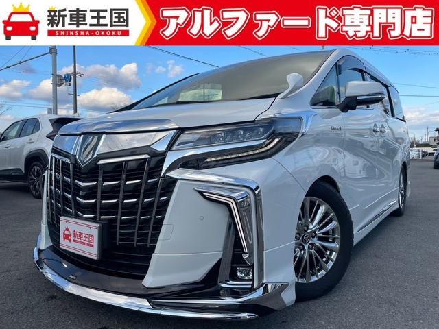 トヨタ アルファードハイブリッド ＳＲ　Ｃパッケージ　ムーンルーフ／モデリスタエアロ／ＴＥＩＮ車高調／デジタルインナーミラー／スペアタイヤ／アルパイン１１インチナビ／アルパインフリップダウンモニター／アクセサリーコンセント／ＢＳＭ／ＴＳＳ