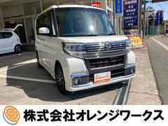 ダイハツ　タント　カスタムＸ　ＳＡＩＩ　禁煙車　ナビゲーション