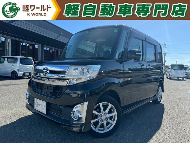 カスタムＸ　ＳＡ　ＥＴＣ車載器・バックカメラ・ナビ・テレビ・ＡＭ・ＦＭ・両側スライド片側電動スライドドア・衝突軽減ブレーキ・横滑り防止措置・アイドリングストップ・プッシュスタート・スマキー・ＬＥＤヘッドライト・純正ＡＷ