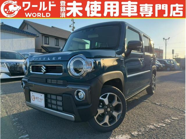 ハイブリッドＸ　届出済未使用車・シートヒーター・衝突軽減ブレーキ・横滑り防止・アイドリングストップ・レーンアシスト・パーキングセンサー・プッシュスタート・スマキー・ステアリングリモコン・クルーズコントロール・ＵＳＢ