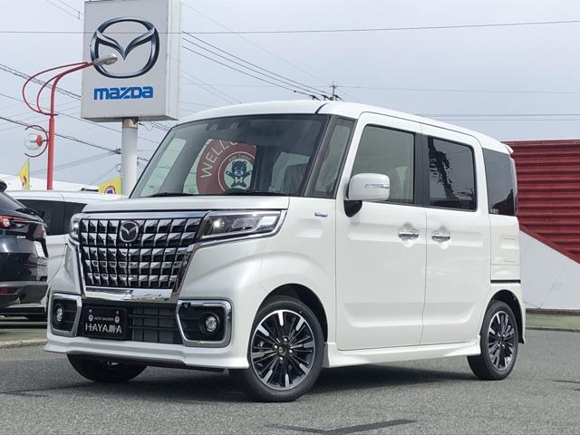 マツダ フレアワゴンカスタムスタイル ハイブリッドｘｓ 衝突被害軽減ブレーキ デュアルブレーキサポート 車線逸脱警報システム 横滑り防止機能 ふらつき警報機能の中古車 グーネット中古車