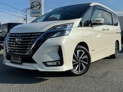 セレナ ハイウェイスターV 純正10インチナビ(Bluetooth/フルセグ/DVD/ブルーレイ/CD)レーダークルーズコントロール/アラウンドビューモニター/ETC/電動パーキング/オートホールド/オートエアコン 中古車画像