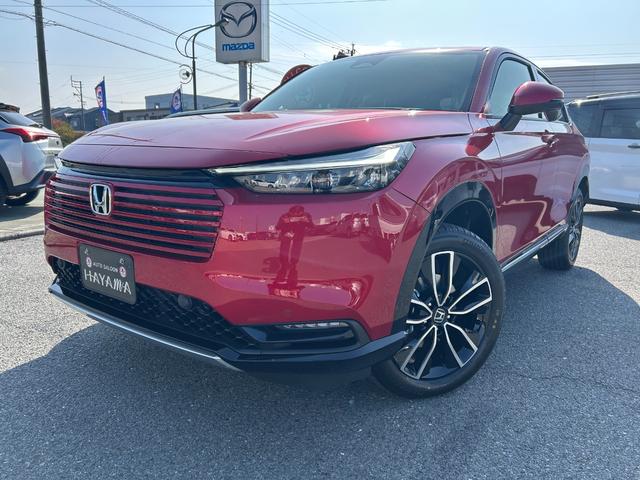 ヴェゼル(ホンダ) ｅ：ＨＥＶ　Ｚ　ハンズフリーアクセスパワーテールゲート／メーカーＯＰ（特別色）／ホンダセンシング／アダプディブクルーズコントロール／前席シートヒーター／電動パーキング／オートホールド／オートハイビーム／電格ミラー 中古車画像