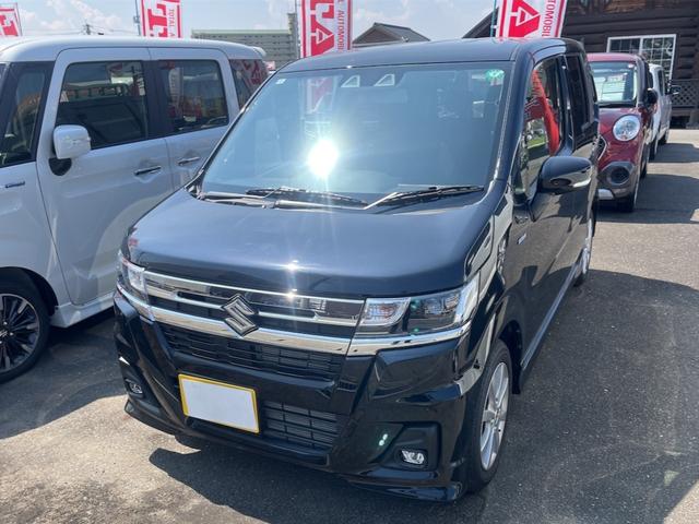 スズキ ワゴンＲカスタムＺ ハイブリッドＺＸ フルセグナビ クリアランスソナー 純正アルミの中古車｜グーネット中古車