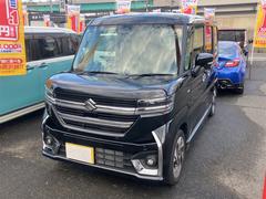 スペーシアカスタム ハイブリッドXS 純正9インチナビ・全方位モニター・ワンオーナー・シートヒーター・両側電動スライドドア・スマートキー・プッシュスタート・アイドリングストップ・シートヒーター 中古車画像