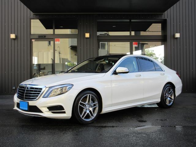 Ｓクラス(メルセデス・ベンツ) Ｓ４００ハイブリッド　ディーラー車　右ハンドル　ラグジュアリーＰＫＧ　エアバランスＰＫＧ　ＡＭＧ１９ＡＷ　ベージュ革 中古車画像