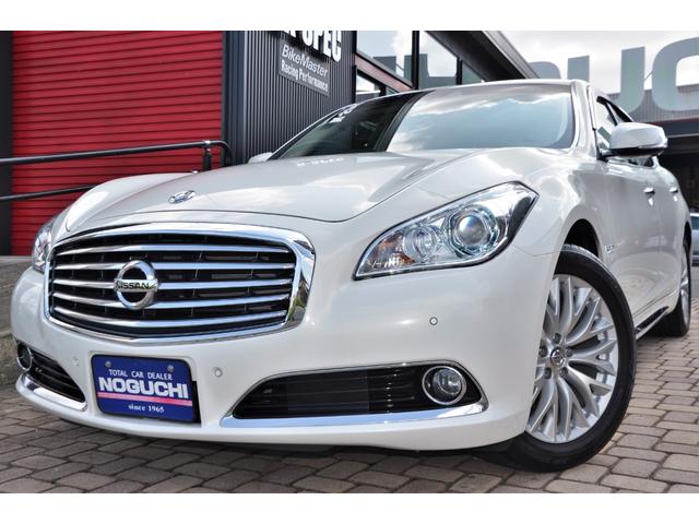 シーマ 日産 ハイブリッド ｖｉｐ ｇ 後期型 純正オプション 後付けパーツ計４４万円以上付き インテリジェントブレーキ アラウンドビュー クルコン ｆｃｗ ｂｕｉ他 ｂｏｓｅ５ １サウンド 後席プライベートシアター アカンサスエンブレム他 福岡県