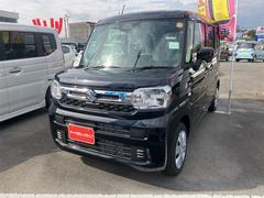 スペーシア ハイブリッドX 両側電動スライドドア クリアランスソナー レーンアシスト 衝突被害軽減システム オートライト LEDヘッドランプ スマートキー アイドリングストップ 電動格納ミラー シートヒーター ベンチシート 中古車画像