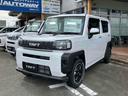 タフト Ｘ　届出済未使用車　元展示車　ラギッドパック　９インチスマホ連携Ｄオーディオ　ＴＶ　１５アルミ　タイヤ１６５／６５Ｒ１５オープンカントリーＲ／Ｔ　衝突被害軽減システム　ＬＥＤオートライト　サンルーフ（1枚目）