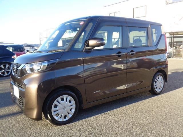 日産 ルークス Ｘ　フルセグナビ・ＢＴ　アラウンドビュー　エマージェンシーブレーキ　パワースライド　電動格納ミラー　インテリキー　ロールシェード